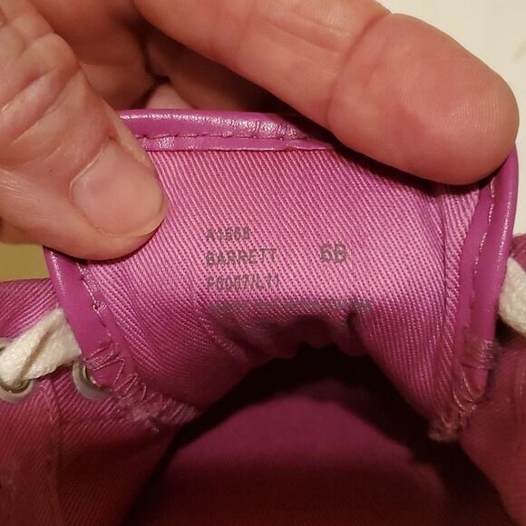 COACH BARRETT multi-colored striped lace up sneaker size 6B - Picture 9 of 9